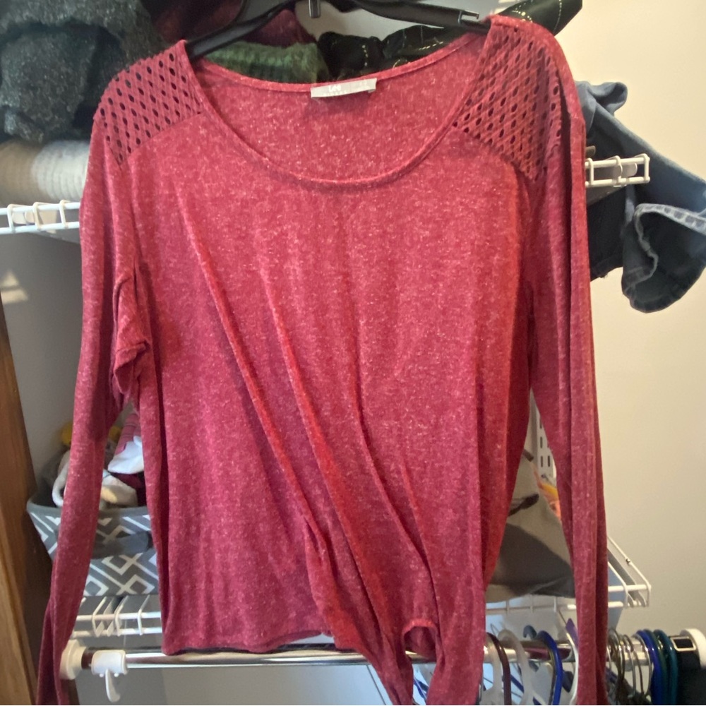 2  XL SHIRTS!!!! Lee long sleeve shirts(1 blue & 1 Red)